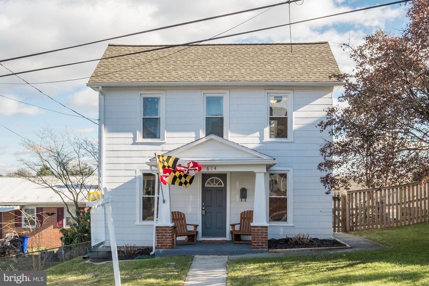 Charming colonial with modern updates throughout while maintaining historic original charm.  Gleaming hardwood floors in sun-filled family and dining rooms. Renovated kitchen boasts granite countertops, stainless steel appliances, contemporary white cabinets and tile flooring. Great mudroom with full laundry including new dryer.  Spacious three bedrooms upstairs with full bath.  Large fenced backyard with updated patio with retaining wall offering a pleasant place to relax and enjoy the view of mature trees in the distace. Recent upgrades include: new roof (2016) with 30-yr warranty, brand new heat pump (2019), new carpeting and main water line replaced in 2017.  Two-off street parking spaces.  Brunswick offers all the amenities of a big town while maintaining the cozy small town feel.  Nearby amenities include a new grocery store, pharmacy, hardware store, library and plenty of restaurants, including coffee shop and local brewery.  This is a must see turnkey home!