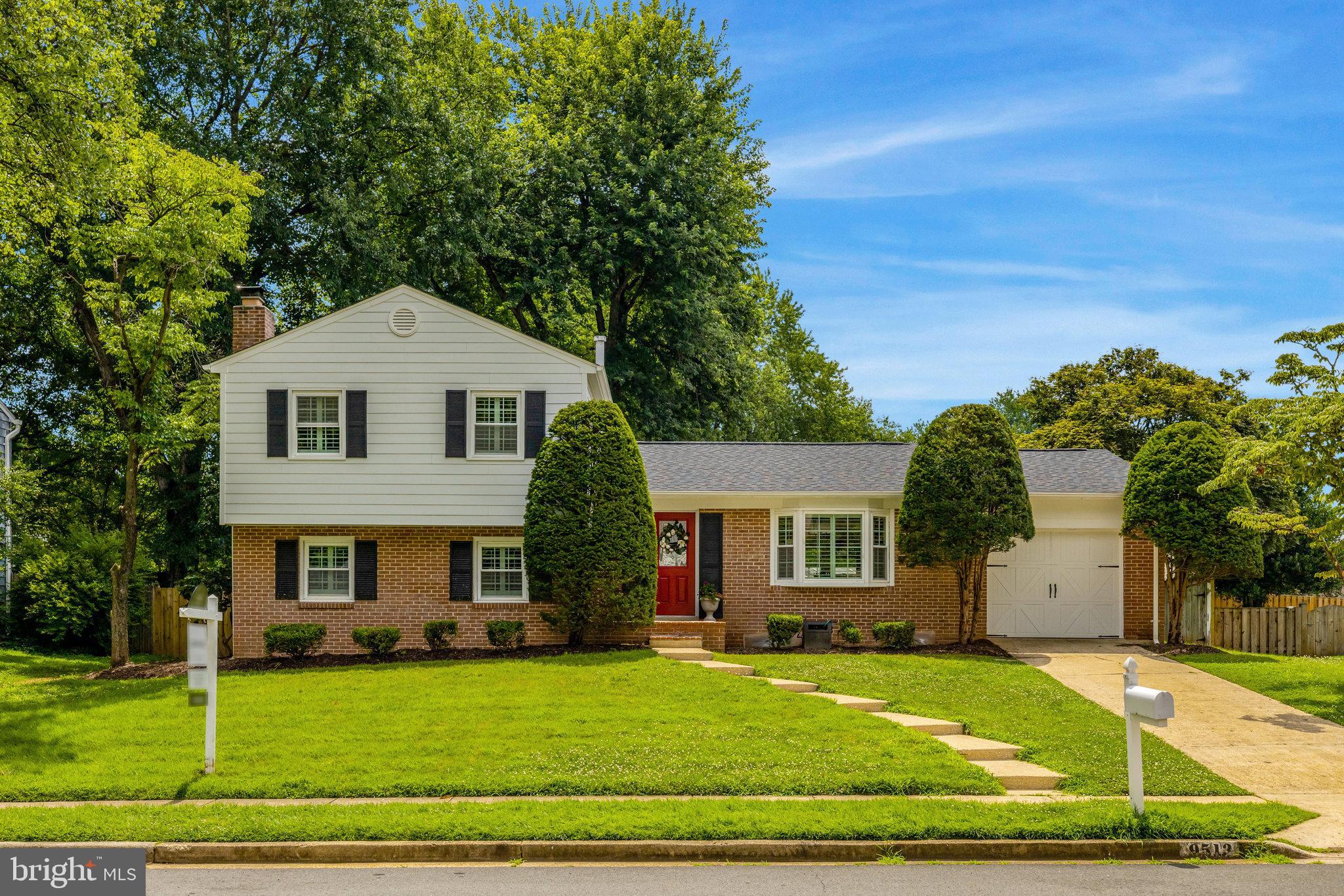 Back on the market - buyer financing fell through - Welcome to 9513 Scarab St! Come fall in love with this hidden gem nestled on a quiet cul-de-sac street in Prime Vienna location in the sought-after Eudora neighborhood. Meticulously maintained, this spacious 4-level split home offers the perfect mix of comfort and convenience, within a prime location—ideal for everyday living and entertaining. Featuring 5 bedrooms and 3 full baths, 1-car garage, walkout basement on lower level 1, spacious flat backyard and more. Upon entering, you'll be drawn in by the open concept floor plan with modern wood floor planks (on first level and upper level) and updated kitchen featuring custom-made cabinetry, granite countertops, stainless steel appliances with eat-in kitchen and a formal dining room. This inviting space is filled with natural light from the large picture windows. BONUS: Enjoy plantation shutters on nearly every window AND Hardie plank siding on exterior. Step outside to the lovely maintenance-free deck that overlooks a lush, flat backyard—perfect for summer barbecues or serene evenings under the stars. Just a few steps from the entryway, the first lower level welcomes you with a newly carpeted recreation room featuring a wood-burning fireplace and a spacious fifth bedroom. This area is perfect for accommodating guests or as a home office space. The large laundry area with backyard access adds convenience and functionality. The second lower level offers even more possibilities, with new carpeting, this spacious bonus level is ideal as extra entertainment space, a play area or additional storage. Upstairs, you'll find four bright and spacious bedrooms, including a tranquil primary suite with an updated en suite bathroom. Updates / age of systems: Roof 2020, windows 2013, Hardie plank siding 2013, heat pump 2024, AC 2013, water heater 2024, Sump Pump 2024. Located in a prime area, this home offers quick access to downtown Vienna's shops and restaurants, and the conveniences of nearby Tysons Corner. Commuters will appreciate easy connections to major routes and proximity to the Silver and Orange Metro lines. Living in Vienna offers a vibrant community experience, with events like Town Green concerts and farmers markets. Don't miss the opportunity to make this wonderful home and neighborhood yours!