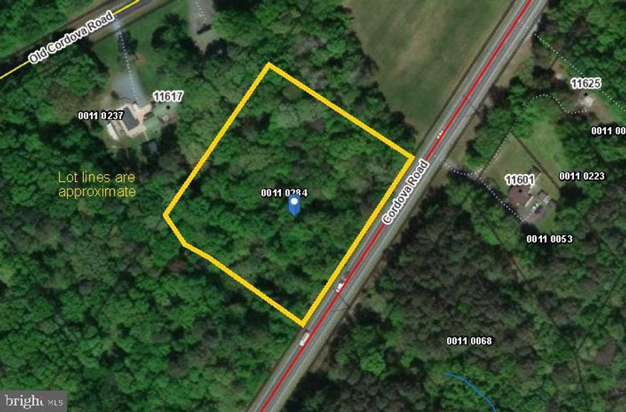 Convenient access to Rt 50 and an easy commute to Easton or across the bridge, is this tree 2.21 acre lot just outside of Cordova.