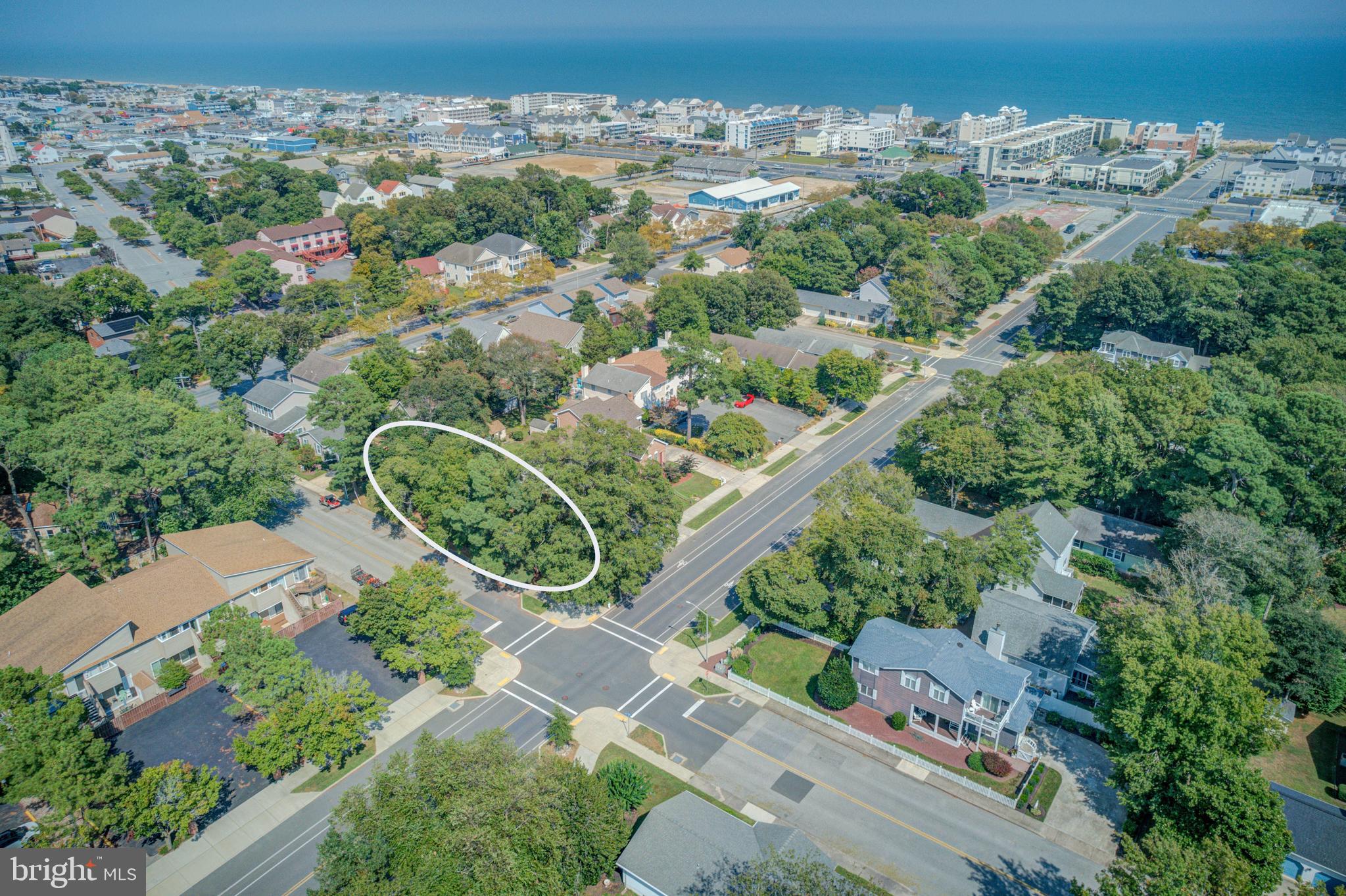 CAINE WOODS! Great lot to build your well-deserved beach house. So CLOSE to the beach right down at the end of the street. Enjoy the NORTH OCEAN CITY amenities and restaurants. Close to the famous Fenwick Island Lighthouse. You'll actually enjoy sidewalks and street lights! THIS is the street where you can live! SURVEY ATTACHED TO THE MLS DOCUMENTS... Lot is 50' wide by 145' deep! Widest portion faces Lighthouse Avenue. MAJOR PRICE REDUCTION & PRICED TO SELL NOW!
Located within walking distance to the ATLANTIC OCEAN! Featuring one of the LARGEST TREES in Ocean City!