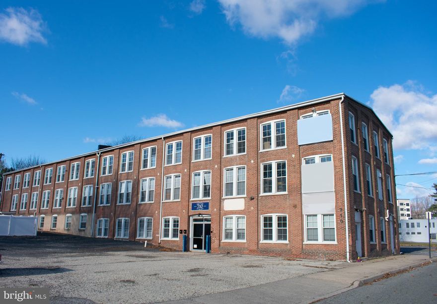 Commercial office space, with industrial feel finishes.  Entire first floor is comprised of 11 small offices, which  have access to shared kitchen space and conference room.  Building signage will also be available for an additional cost. Monthly cost includes heat, air conditioning and electricity.  Spaces have a modern feel with exposed ceiling and beams. Plenty of parking is available. There are currently 8 spaces available, some of which may be combined to create a larger space if needed.