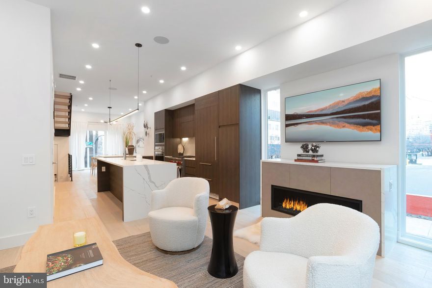 Welcome home to Logan 23, Town-homes at 23rd and Cherry!!Sensational new 4-story homes with 3-CAR GARAGES, GATED driveway, 5-stop elevators, Smart-home systems (control 4), Roof-deck, multiple outdoor areas, skyline views, and located in the Albert M. Greenfield School Catchment. Tax Abatement approved!! Logan 23 has the exact amenities everyone has been looking for. 8 homes located on quaint Croskey street and 8 homes on 23rd street starting at the corner of Cherry Street. This amazing development has a gated driveway and luxury finishes throughout. The kitchen comes with luxury panel ready appliances, Quartz counters with 2cm eased edges and a ton of high-end cabinets. There is a large deck off the living room, perfect for entertaining and the BBQ. All of the bathrooms have designer vanities, amazing large format tile selections, and custom fixtures with super cool mirrors and lighting choices. The full floor master suite is to die for and includes walk in closets with custom shelving systems, a five piece bathroom with free standing oval tub, huge walk in shower with glass doors, body sprays and his and her hand held shower fixtures. The elevator takes you all the way to the jaw dropping roof deck, which has stunning views. There are no other homes on the market like LOGAN 23. Fantastic location steps away from the new FITLER CLUB, Philly's only lifestyle club with world-class restaurants & bars, a Field House, Study and event spaces. Also steps above Rittenhouse!! More amazing features of the LOGAN 23 homes include, full size laundry rooms with W/D included, designer staircases with metal handrails, multi zone heating and air systems, alarm systems, fireplace and motorized shades options, Kohler plumbing fixtures, LED recessed lights, Gated driveway, and again, 3-CAR GARAGES! Construction is 98% complete, as the photos reflect. The Croskey street homes are identical to the 23rd street homes. There are only two corner homes available! All square footage numbers are approximate and include above and below grade square footage. Square footage should be verified by the buyer. It is the responsibility of the buyer to verify real estate taxes.