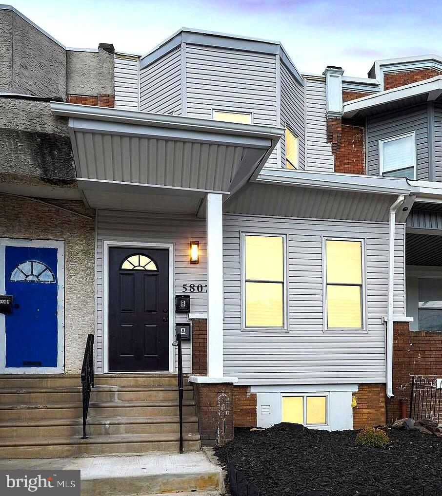 Welcome to your next investment or house-hack opportunity in the heart of West Philadelphia! This fully renovated duplex (2025) offers two turnkey units, each designed with modern comfort and convenience in mind. Each unit can be accessed from the front enclosed porch. Both units are spacious 2 bedroom, 1 bathroom units with in unit laundry. The first floor unit has access to the private back deck, perfect for entertaining or relaxing outdoors. The first floor unit also has access to the full basement, the perfect flex space for your hobbies and needs. The second floor unit is as tastefully renovated as the first floor unit and has it's own stackable washer/dryer system. Both units are equipped with central air conditioning for year-round comfort. With all major systems and finishes brand new, you can enjoy peace of mind and minimal maintenance for years to come. Perfect for an investor or an owner occupants who want to combine homeownership with built-in rental income. Located in the Cobb's Creek submarket of West Philadelphia, this area continues to develop and show strong signs of growth. With easy access to University City, Center City, and the Philadelphia International Airport, this location is hard to beat. Schedule your showing today!