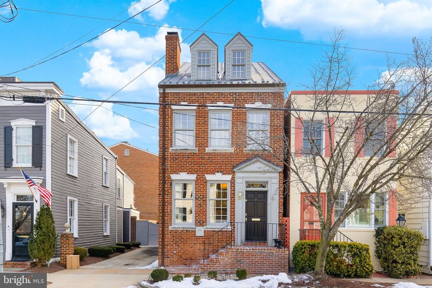 Old Town’s SW Quadrant - Townhouse on Rare Double Lot Offers Endless Possibilities! 

This elegant 3BR/2.5BA brick townhouse sits on an exceptional oversized double lot (parcels 704 & 702-A) offering unique development potential. Beyond the historic charm and modern updates inside, the additional lot provides prime potential development such as a garage/carrriage house or an accessory dwelling unit (ADU), expanding both living and investment options (subject to restrictions).

The home itself is rich in character, featuring hardwood floors, large windows, and two wood-burning fireplaces. The inviting living room leads to a spacious formal dining room with built-ins, while the updated kitchen boasts granite countertops, stainless steel appliances, and French doors opening to an oversized private garden—ideal for entertaining or future expansion.

Upstairs, the primary suite includes a Juliet balcony, two large closets, and an ensuite bath, while the second bedroom features built-ins framing a cozy fireplace. A versatile loft level offers flexible space perfect for a third bedroom, home office, or bonus space. The lower level includes a generous laundry room with ample storage.

Currently configured with rare off-street parking for two vehicles, this property presents endless possibilities for expansion while maintaining its historic character. Located just blocks from Alexandria's waterfront, shops and restaurants. With easy access to King Street Metro, Reagan National Airport, Washington, DC, and major commuter routes,  the location is perfect for commuters. This property is a standout for those looking to invest in Old Town’s charm — with the added benefit of future expansion potential.