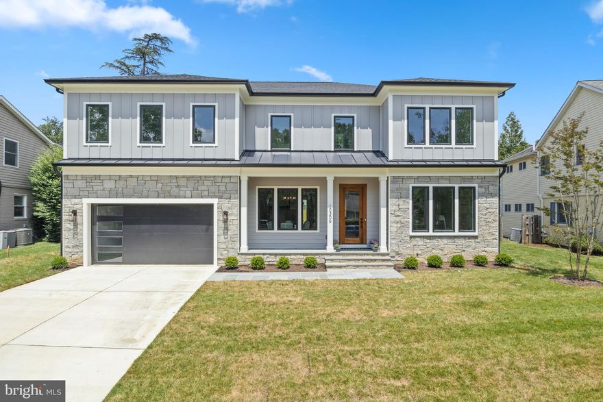 Beautiful NEW HOME in Kensington is now complete!   Perfectly located in a quiet cul-de-sac, just a quick walk to the Rock Creek Trail, and shady Puller  Park, and so close to shopping, dining, and recreational spots that Kensington has to offer. Built by Potomac Heritage Homes, this home has all you are looking for and more. Beautiful Chefs Kitchen with 2 tone white and gray Shaker cabinetry, Viking stainless appliances, and extra large island with quartz counter top, a perfect spot for all to gather around. Find lots of space in the food pantry and Butlers Pantry  complete with beverage fridge, adjacent to spacious dining room. The family room is anchored with a gas fireplace detailed with shiplap feature wall, and coffered ceiling, adjacent to sliding glass door to back yard with patio and gas line for grill.  A home office and well appointed mud room, adjacent to 2 car garage, and powder room complete this main living level. The 2nd floor has 4 bedroomswith wood flooring and walk-in closets, 3 full baths, one being a well designed Jack and Jill bath, and large laundry room with lots of cabinetry and sink.  The finished lower level offers a bedroom and full bath, Rec Room with wet bar and beverage fridge, with an exit to outside, a game room or Pool Room,  and storage/utility room.  This home offers almost  5800 sq ft, including the 2 car garage complete with finished epoxy  floor, electric charger, exterior key pad and 2 interior wall mount openers.