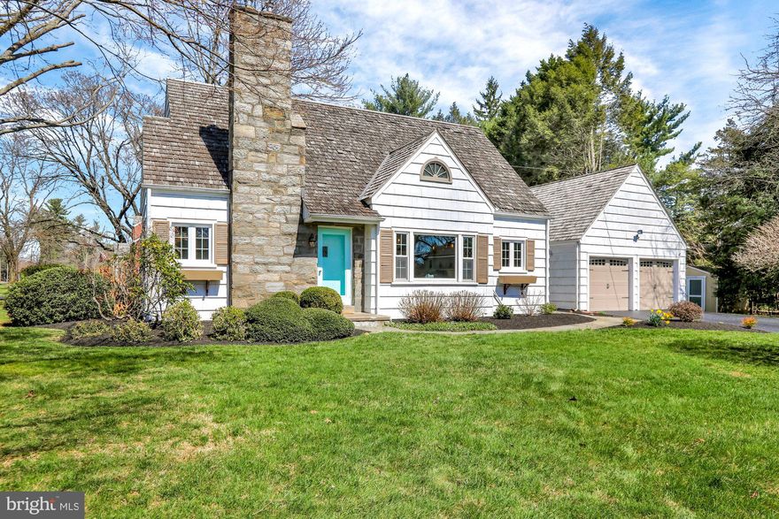 Nature’s landscape surrounds this remarkably updated 4 bed 2 bath cape, nestled in Makefield Manner. Hardwood floors lead the way into an open and airy living room, featuring a stone fireplace, open windows and brand new custom blinds. Enjoy a fully renovated kitchen, boasting lovely white cabinetry, quartz countertops, complete with a marble chevron backsplash and stainless steel appliances. This entertainment-friendly space offers bar seating and a custom-built nook. This level also lends itself to two spacious bedrooms, equipped with ample updated closet space. A convenient full bathroom rounds out the home’s main level. Up the stairs, discover a spectacular master bedroom featuring custom built-in closets, a roomy additional bedroom, and 2nd full bathroom. Down to your waterproofed basement, fully outfitted with a new sump pump, industrial dehumidifier and new carpeting and drywall. This area presently functions as a home-office, playroom and fitness space. The laundry room is equipped with a brand new washer & dryer and lends itself to additional storage space. This multi-functional space is your canvas and welcomes your comfort and creativity. Relax and unwind or host and dine, in your serene newly fenced-in yard, featuring a hardscaped grilling and dining area. Just in time for summer fun! The home is complete with a two-car garage & generous-sized driveway. Garage doors and driveway recently replaced. New HVAC and furnace. New interior doors and windows throughout, except the large kitchen & living room. Located in the award winning Pennsbury School District. Close proximity to commuter routes. Just minutes from trains to NYC and Philadelphia, I95, US1 and all that Main Street in Yardley has to offer. Be the first to tour this gem! *Showings begin this Saturday* Schedule through showing time. Open House Saturday 1 PM to 4 PM and Sunday 12-2 PM