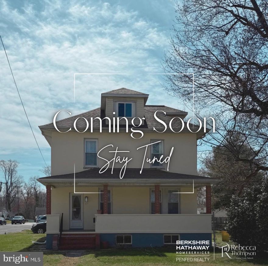 Professional Photos coming soon! If you’ve been searching for a home with character, natural light, and room to make it your own—this is the one! This character-rich home offers warmth, timeless appeal, and inviting spaces throughout. Beautiful original woodwork and ornate ceilings add depth and personality, while thoughtful updates provide the comfort and convenience today’s buyers are looking for.
Offering 3 bedrooms plus a versatile bonus room—perfect for a home office, playroom—this home features 1,872 finished square feet above grade with a layout that feels both functional and welcoming.
Recent improvements provide peace of mind, including a New Roof and attic windows (2026), fresh interior and exterior paint (2025), and both full bathrooms tastefully updated (2025). The main level showcases luxury vinyl plank flooring (2022) with updated stairs to match. Enjoy year-round comfort with central air (2019) and a boiler replaced in 2017. Original hardwoods upstairs need some TLC and are ready for you to make them your own.
A standout feature is the walk-up, floored attic with high ceilings and new windows—an expansive space offering exceptional storage or exciting potential for future finished living space.
Situated on a fenced corner lot, the outdoor space provides room to relax, entertain, or create your own private retreat.
Ideally located for commuters with easy access to BWI Airport, Route 97, 295, and 695, making travel to Baltimore, Annapolis, Fort Meade, and Washington, D.C. seamless. Close to the airport, stores and many restaurants. Conveniently located near walking trails such as the BWI loop and not far from Patapsco State Park.
A home that offers charm, light-filled spaces, and meaningful updates—ready for its next owner to personalize and make their own.