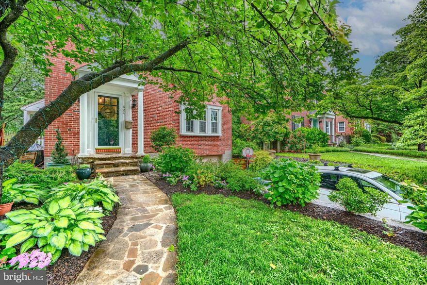 Welcome to 624 Overbrook Road, a storybook Colonial nestled in the heart of beloved Anneslie. From the moment you arrive, the curb appeal enchants—lush landscaping, classic architecture, and a winding path that leads you home. Step inside, and you’re greeted by original hardwood floors, custom millwork, and a wood-burning fireplace—details that set the tone for a space that feels both timeless and full of heart.

The gracious living room, bathed in natural light, features a cozy fireplace and a wall of beautifully crafted built-in bookshelves, adding both character and function. The separate dining room offers the perfect setting for gatherings big or small. A spacious rear family room addition overlooks a newly installed bluestone patio and blooming gardens—ideal for warm evenings and quiet mornings alike. The thoughtfully updated kitchen, along with two beautifully renovated full bathrooms—one on each level—completes the main living spaces. The first-floor bathroom even includes heated floors for an extra touch of comfort.

Upstairs, three generously sized bedrooms provide comfort and charm, with the potential to expand into the attic for even more living space. Downstairs, the basement workshop is ready to be reimagined to suit your needs.

Additional highlights include an attached garage, award-winning schools, and a warm sense of community that makes Anneslie so special.

Recent updates include an expanded driveway, new AC system with heat pump, a new water heater, new water and sewer lines, a reverse osmosis water filtration system, extensive masonry work, a rebuilt chimney, a brand-new front sidewalk, extensive landscaping, a newly installed bluestone patio, and heated floors in the first-floor bathroom.