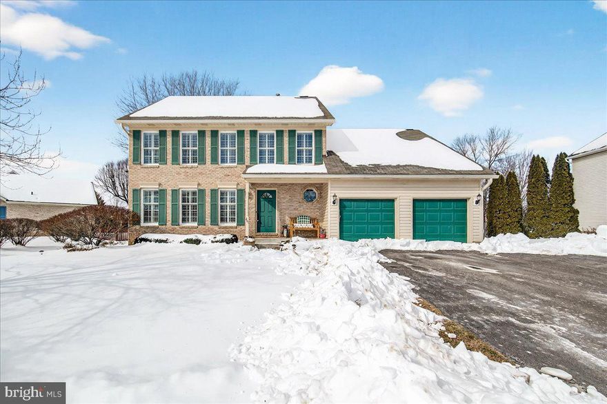 Welcome to 201 Sheffield Court in Walkersville!  This exceptional Ausherman-built home is located in the highly desirable Deerfield neighborhood, tucked away on a quiet cul-de-sac and set on a large, private lot. With three fully finished levels and nearly 3,600 square feet of living space, this home offers comfort, functionality, and timeless design.  The main level features a welcoming living room with hardwood floors, crown molding, plantation shutters, custom built-ins, and a gas fireplace. Hardwood flooring continues into the spacious formal dining room, beautifully accented with wainscoting, crown molding, and shutters—perfect for hosting gatherings.  The kitchen is thoughtfully designed with granite countertops, a center island with breakfast bar and cooktop, double sink, built-in microwave, wall oven, garbage disposal, and ample table space. A sliding glass door leads to the screened porch with vaulted ceilings and ceiling fan, which opens to a concrete patio, creating an ideal indoor-outdoor entertaining space.  Just off the kitchen, the spacious family room offers bump-outs, gleaming hardwood floors, plantation shutters, custom built-ins, and a second gas fireplace. The main level is completed by a laundry room with washer and dryer, a mudroom with garage access, and a convenient half bath.  The upper level boasts a generous primary suite with a walk-in closet and en-suite bath featuring a double vanity, soaking tub, and separate stall shower. Three additional spacious bedrooms with ceiling fans and a full hall bath complete this level.  The fully finished lower level provides a versatile recreation room, office space, hobby or playroom, and a full bathroom, offering endless possibilities for work, play, or guests.  Outside, the expansive private backyard truly shines, featuring a shed and a basketball court, with ample space to add an inground pool. According to the prior listing, the roof and siding were replaced in 2012.   This home offers space, privacy, and a prime location—don’t miss your opportunity to make it yours!   This is an Estate Sale and is SOLD STRICTLY AS IS!