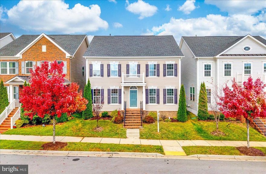 Nestled in the prestigious Cabin Branch community, this exquisite Colonial-style residence, built in 2017, offers a harmonious blend of modern luxury and timeless elegance. With four spacious bedrooms and two and a half bathrooms, this home is designed for both comfort and sophistication, making it the perfect retreat for those who appreciate the finer things in life. As you step inside, you are greeted by an inviting atmosphere that exudes warmth and charm. The heart of the home features a cozy gas fireplace, perfect for creating memorable moments with loved ones during chilly evenings. The gourmet kitchen is a culinary enthusiast's dream, equipped with high-end appliances and ample counter space, making meal preparation a delight. The adjoining dining area is bathed in natural light, creating an inviting space for intimate dinners or festive celebrations. Retreat to the luxurious primary suite, where tranquility reigns supreme. This spacious sanctuary boasts an en-suite bathroom, complete with modern fixtures and finishes that elevate your daily routine. Each additional bedroom offers generous space and comfort, ensuring that everyone has their own private haven. Step outside to discover the community's stunning amenities, including a sparkling pool that beckons on warm summer days. Enjoy leisurely afternoons lounging poolside or take a refreshing dip to unwind after a long day. The meticulously maintained grounds and friendly neighborhood atmosphere enhance the exclusive lifestyle that Cabin Branch offers. With an attached rear-entry garage providing convenience and security, this home is designed for modern living. The full basement presents endless possibilities, whether you envision a home gym, a media room, or additional storage space. This property is not just a house; it's a lifestyle. Experience the perfect blend of luxury, comfort, and community in this remarkable home. Don't miss the opportunity to make this exquisite residence your own and enjoy all that Cabin Branch has to offer. Your dream home awaits!