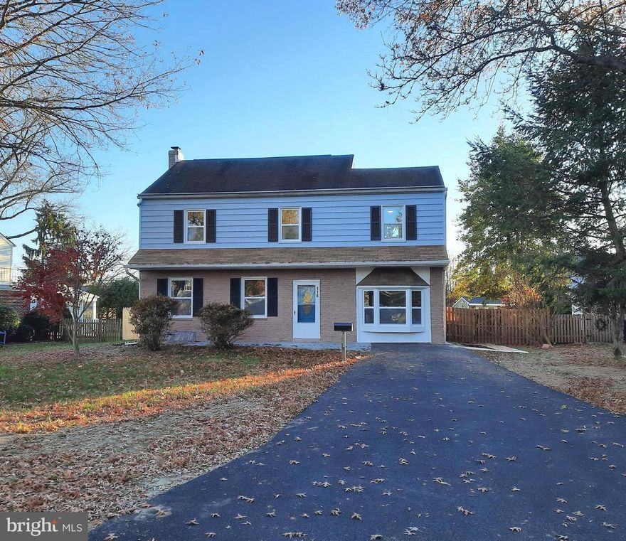 The best of both worlds; Come Home to a picture perfect, suburban setting,  in a walkable neighborhood with tree lined streets; Live within close proximity to the City Life!  Located in the sought after Upper Dublin School District, this location can't be beat.  Just move your furniture in and sit back, the work has been done:  New windows and doors, all new flooring, freshly painted in tasteful neutral colors, remodeled bathrooms, a new kitchen with shaker style cabinets, plenty of counter space, granite countertops, backsplash, new stainless steel appliances and a coffee station to brew a cup while you sit back and relax.  First Floor has a large,  sunlit  living room and a dining room where family and friends can gather, the beautiful new kitchen opens to a spacious family room with a bay window for pets or plants to enjoy, there is also a half bath on the first floor.  Second floor has a beautifully renovated bathroom, a large bedroom with a walk-in closet, two more spacious bedrooms  and ceiling fans in all bedrooms. The basement has laundry space with new washer and dryer, plenty of storage and a french drain. Let’s go outside and play! Freshly paved driveway, new front porch with newly added overhang with motion sensored lighting to welcome you home.  Follow the beautiful, hand crafted brick walkway to the fenced-in backyard.  Set up your grill and invite your friends.  Rain or shine, you can enjoy the outdoors on the covered patio.  There are flower beds designed for planting to your heart’s content and a shed for your tools.  If golf or swimming  are your passions, you're in the right place:  Manorlu Swim Club,   Oreland  Swim Club, North Hills Community Pool, Lulu Country Club,  Sandy Run County Club,  Manufacturers Golf Clubs and more are all nearby.  Close to neighborhood parks and playgrounds,  supermarkets, restaurants, and a great little bagel shop just steps away.  Easy access to the Turnpike and just minutes to the train station, simplifies the commute to work, entertainment and recreation.  What a great place to call HOME!