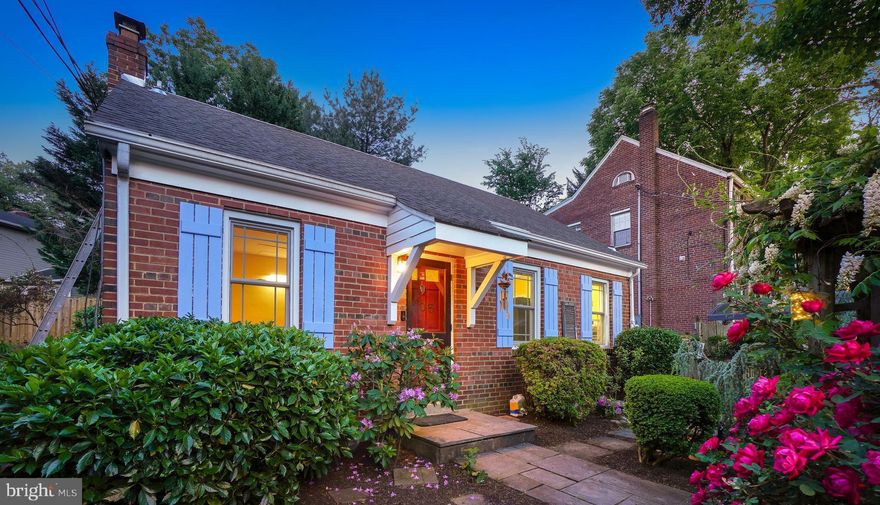 Welcome! To this sweet and charming cottage located between both Sligo Creek and Long Branch Parks. Set on a pleasant knoll and featuring stone pathways and patio spaces, you'll find comfort here. 

Upon arrival, you’ll notice the modern steel sloped cantilever carport and a front garden trellis.  The convenient driveway and a canopied steel carport features a Level 1 EV charger.  A warm, open living room with a ceiling fan flows into the kitchen. The kitchen features granite countertops, gas cooking, a pantry, and a corner China cabinet with glass doors. The home features replacement windows throughout. There are two bedrooms and a full bathroom on this level. The first bedroom includes a ceiling fan and built-ins. The second bedroom also has a ceiling fan and glass doors that open to the inviting patio.

Upstairs is the primary bedroom retreat with a unique bathroom, featuring a clawfoot tub with a floor-mounted faucet. The primary suite is sunlit, with four skylights with custom blinds, two access points to eaves storage, and wood flooring.

The basement is accessed from the side yard, and could be reconfigured for interior access - though currently the lower level may be used as an in-law suite, with its own separate entrance, and includes a living space with a kitchenette, stackable washer and dryer, and an updated full bathroom.

Outside are lush front gardens, an expansive flagstone patio, a fenced backyard with a shed, and a Japanese maple. 

Relish the warm sense of community as well as easy access to local shopping, restaurants, entertainment, Sligo Creek Trail, and Long Branch Trail providing both comfort and convenience in an ideal setting. See you there!