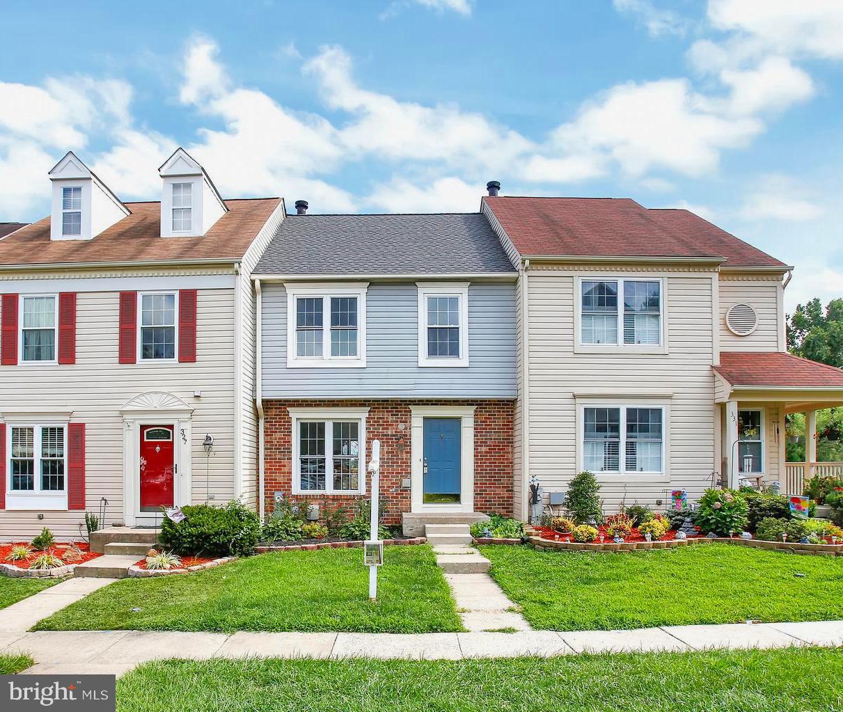 **Professional Photos to be posted on Friday**Come take a look! New to the market in the popular Constant Friendship development. NEW ROOF and freshly landscaped, three bedroom, 1 full and 2 half baths (water source is avail in lower lvl half bath for a shower). Entire home has been freshly painted, new carpet throughout, Open main floor layout from liv rm to dining rm with hardwood floors and half bath. Slider in dining rm leads to large deck. Boards recently replaced on deck! Half bath in lower lvl with wood burning fireplace and exit with sliders to your fenced in back yard, shed conveys with home. Home being sold AS IS. Come make this your new home!