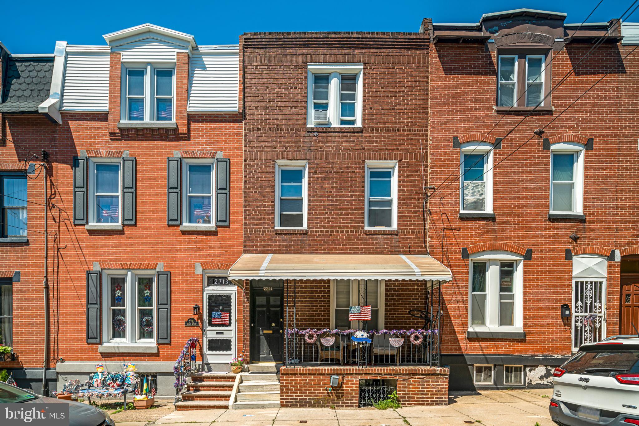 Welcome to 2711 Brown Street, a rare opportunity to own a legally licensed triplex on a welcoming block in the highly sought-after Fairmount neighborhood. This well-maintained, porch-front triplex boasts a strong rental history and a prime location in one of Philadelphia’s most walkable areas. The property features two spacious one-bedrooms, one-bathroom units, each with generous living rooms, and dining areas. With the third floor being a two room studio. The first-floor unit offers direct access from the eat-in kitchen to a generously sized private garden, perfect for outdoor enjoyment. A full basement provides abundant storage space and includes a washer and dryer. All utilities are separately metered, with the exception of water. Additional highlights include hard-wired smoke and fire alarms, as well as upside potential through rental increases. Situated just steps from the Philadelphia Museum of Art, Fairmount Park, and Kelly Drive, residents enjoy easy access to green space, running and biking trails, and some of the city’s best dining and entertainment. This is an exceptional investment opportunity, live in one unit and rent out the others, or hold as a fully leased asset in a premier location. *This is strictly an as-is sale*