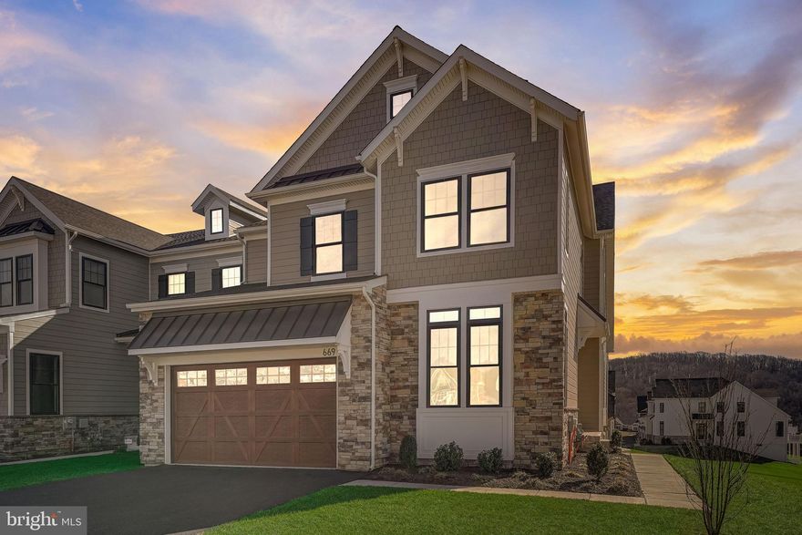 Welcome to Ventry at Edgmont Preserve—an exclusive haven of luxury living tailored for the discerning few. This pristine carriage house, crafted by Rockwell Custom, epitomizes opulence, offering unparalleled elegance and comfort. Positioned as the coveted end unit, this residence is bathed in natural sunlight through expansive windows, creating an ambiance of warmth and sophistication.

Immerse yourself in a residence that has never been occupied, presenting a turnkey solution for those who seek immediate indulgence in the epitome of refined living. Unlike other properties within the community, this home is a fully realized masterpiece, sparing you the anticipation of a development's completion.

The Halliday, an exemplary 4-bedroom, 3.5-bathroom layout by Rockwell Custom, beckons you to experience a life of luxury. Upon entering, the 10-foot ceilings and exquisite crown molding set the tone for the meticulous craftsmanship evident in every detail. The Gourmet kitchen, a culinary masterpiece, features a grand center island adorned with exquisite quartz countertops and a spacious dining area—a true showstopper.

The extended great room with its impressive vaulted ceiling enhances the open floor plan, creating an ideal space for entertaining. The first floor is completed by an office, mudroom, and powder room, ensuring a seamless blend of functionality and elegance. Ascend to the second floor, where three generously sized bedrooms, one with an ensuite bath, await along with a hall bath. The primary suite, graced with ample natural light and vaulted ceilings, includes a luxurious ensuite bathroom.

The lower level is unfinished, which can be a haven that can add versatility to this outstanding property, with the ability to feature a full bath for added convenience. Notably, the home is thoughtfully framed and built with the option to install an elevator, seamlessly connecting the basement to the top floor—an extraordinary feature that adds convenience and accessibility.

Set against the backdrop of the former Edgmont Country Club, this home not only provides beautiful views but also offers a host of amenities that elevate your lifestyle. Ventry at Edgmont Preserve is strategically located, placing you just minutes away from upscale conveniences, including Whole Foods, boutique shops, and fine dining establishments. With a focus on prestigious schools and an array of surrounding amenities, this residence caters to the affluent individual seeking the epitome of sophistication and comfort. Schedule your appointment today and secure your place in the lap of luxury living.