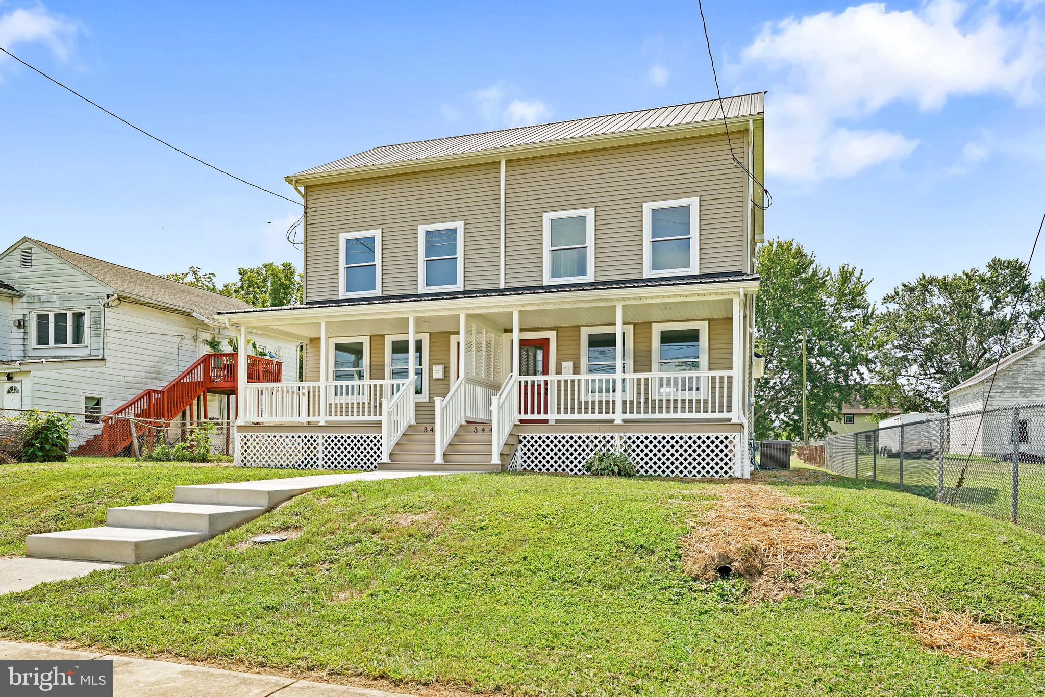 This home has been remodeled from top to bottom. 3 bedrooms and 2 1/2 baths. All new paint, flooring, windows, Siding, Kitchen appliances, Bathrooms, HVAC, Sidewalks, This unit has it all. Also available is 342 W High St. Same remodel just a layout flip. This is a must see home for the price. Call today for your private showing,
