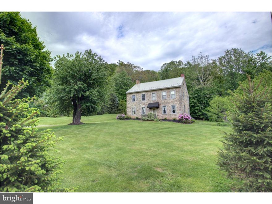 Check out this Charming Farm House style home located within the Brandywine SD. This 3 Bedroom, 3 Full Bath Mertztown home is filled with tons of character starting as you are greeted by the meticulously executed stone exterior. Hardwood floors flow throughout majority of the first floor layout offering high ceilings, updated-modern kitchen including recessed lighting, decorative fireplace and mantle. You will enjoy the peaceful surroundings as this home sits comfortable on 12.3 acres. This is a PRIME opportunity to purchase a well maintained home nestled in the private country setting yet just a short drive to the Reading/Lehigh Valley areas.