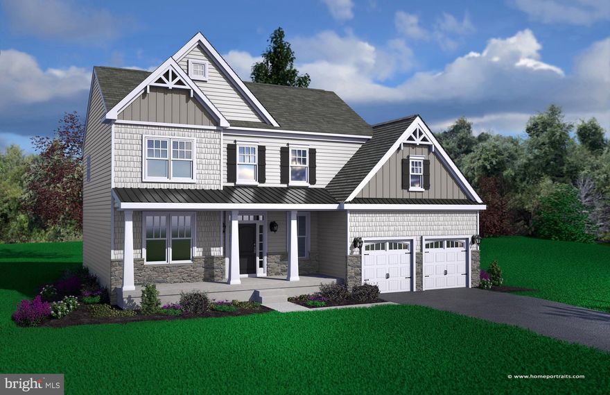 With remarkable designs from top to bottom and plenty of space for the whole family and more—The redesigned Hartford is an excellent example of a modern take on a classic home. This 2-story layout features 3 bedrooms, 2.5 bathrooms and a 2-car garage across 2,200 square feet of gorgeous living space.   When you choose a spectacular floor plan like The Hartford, you’re guaranteed an extraordinary home that you will love for years to come. 
Each home at Pond View Estates offers granite kitchen countertops, stainless steel appliances, extensive LVP flooring, tankless  water heater and much more!  Enjoy a convenient location that provides an easy commute to major cities and less than an hour drive to Delaware beach points!  Listed price reflects a full basement. Utility Foundations are also available.  ***Sample photos and artist renderings shown*** See Sales Manager for details.