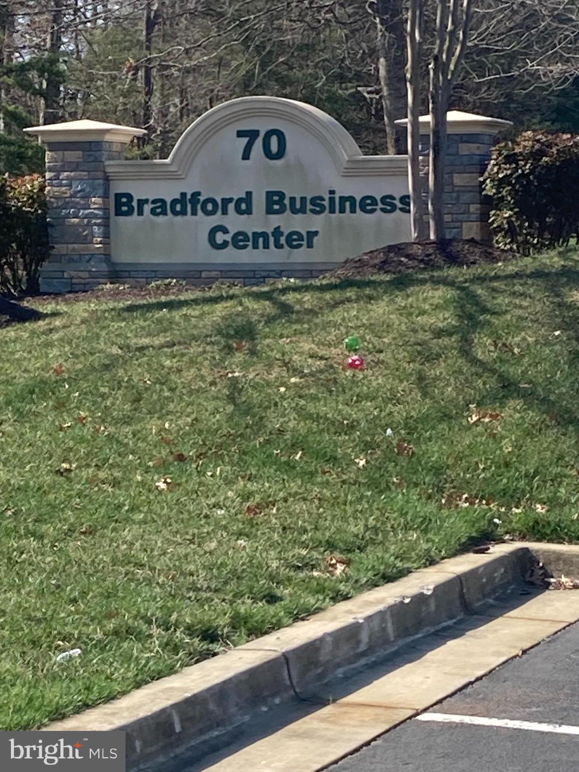 Sought after ! " Bradford Business Center" 2,400 sq. ft. ( Very Well Maintained Office Park ) The Unit is at the front entrance, facing the street , excellent visibility , it's a rarity that one of these units become available. Partially finished , Drop ceiling installed, 2 Heat Pumps, ( Sorry No Automotive permitted ) Wide range of business uses Monthly fee is $210.00 includes exterior maintenance , water & sewer . easy to view!