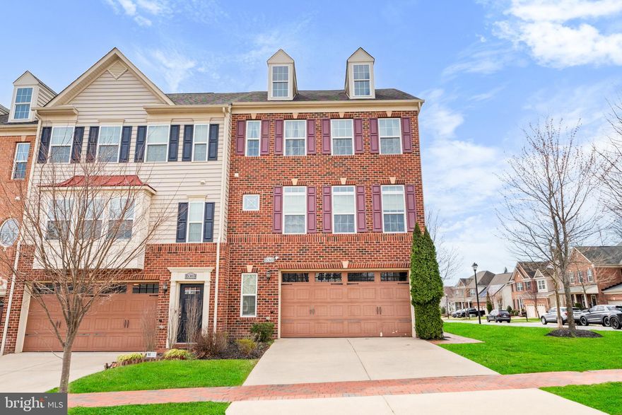 Brick 3-level END UNIT 2-car garage townhome freshly painted and chock full of upgrades. Upgraded kitchen cabinetry, waterfall quartz countertops and marble backsplash and in-ground irrigation system, just to name a few. This is a home you don't want to miss...