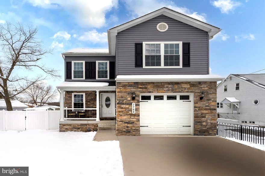 REIMAGINED COLONIAL (new in 2018) offering open, integrated living spaces with quality detailing and finishes!  PRIME COMMUTER LOCATION between Baltimore and Annapolis offering peaceful surrounds MERE MINUTES FROM METRO AMENITIES!  Select customizations both indoors & out, from the main level’s glossy hardwood floors and trendy neutral paint palette to the sprawling yard’s decorative privacy fencing. Light-drenched Living Room flowing seamlessly into Dining Room opening to deck, and sleek granite & stainless Kitchen. Guest/Half Bath.  A host’s ideal floor plan for meals & mingling!  Carpeted upper level with Primary Bedroom retreat including walk-in closet & ensuite Tuscan-tiled luxury Bath. 2 Additional BRs (possible Home Office or Gym), Full Family Bath, and Laundry.  Unfinished basement with mega storage awaiting your innovations!  Multi-vehicle drive; 1-car garage.  Relax along the Green Haven Wharf on Stoney Creek!  Have a shady picnic at the community playground!  ENVELOP YOURSELF in CHESAPEAKE LIVING AND CONTENTMENT!