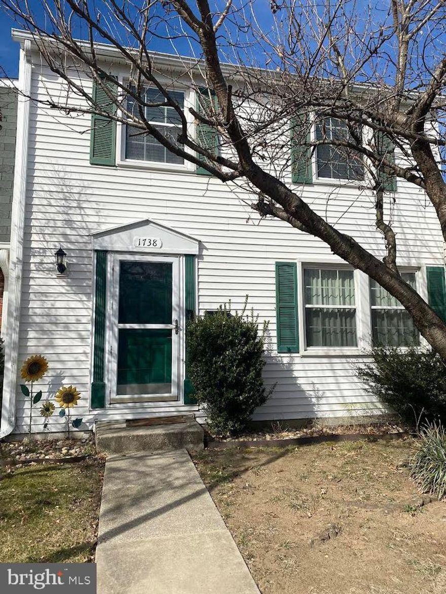 Welcome to 1738 Gunwood Place, Crofton, MD – Your Dream Home Awaits! ***ASSUMABLE 3.875% VA LOAN AVAILABLE***

Get ready to fall in love with this beautifully updated Colonial-style townhouse condo offering over 2,200 square feet of thoughtfully designed living space in one of Anne Arundel County’s most desirable communities. Located in an area renowned for its top-rated schools and convenient proximity to Fort Meade, Baltimore, Annapolis, and Washington, D.C., this home seamlessly blends comfort, convenience, and style.

Step inside and be greeted by gleaming hardwood floors in the formal living spaces that set a warm and inviting tone. The main level includes a formal living room. The flexible room can be used as a den or home office, a separate dining room perfect for meals or game nights, and a spacious kitchen with tile flooring, a pantry, modern appliances, ample counter space, and generous cabinet storage. A convenient half bathroom rounds out the main level, making it ideal for both everyday living and entertaining.

Upstairs, you’ll find three well-proportioned bedrooms, a full bathroom, and a dedicated laundry room—not just a closet—providing plenty of storage and functionality. The primary bedroom connects to one of the additional bedrooms, creating the perfect setup for a nursery, oversized dressing room, or private home office.

The walk-out basement is bathed in natural light and features the fourth bedroom, which leads directly to the fenced backyard, plus a full bathroom. Adjacent is a versatile open space ideal for a home gym, guest suite, or additional workspace tailored to fit your lifestyle.


Welcome to 1738 Gunwood Place – Welcome home!

NOTE: Professional photos coming soon!