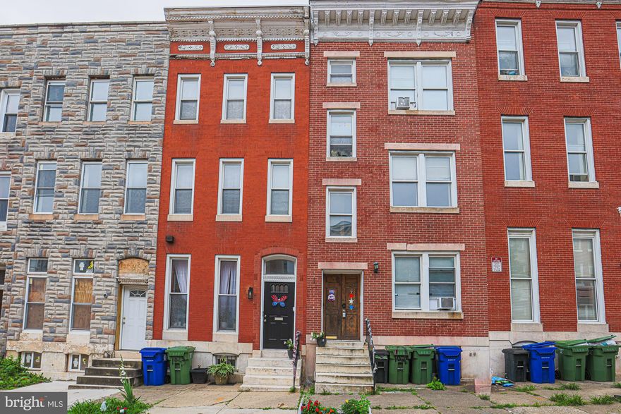 Offer deadline 8/8 at 5:00 PM. 

Come check out this legally zoned separately metered 3 unit today. Each unit consists of 3 bedrooms and 1 bathroom. Unit 1 is leased for $1,100 a month with tenant paying all utilities except for water, unit 2 is vacant, and unit 3 is rented for $1,000 a month. 

The property is located on the south side of the up and coming neighborhood of Harlem Park, tons of renovations in the area, with only a couple minutes walk to Heritage Crossing, and a few minutes commute to University of Maryland.  Come check out this fantastic cash flowing property in a rapidly appreciating area!