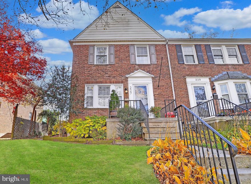 OFFER DEADLINE MONDAY NOV 24th at 12PM.  Fall in love with this beautifully updated & well-appointed 3-level brick front end-of-group townhome with private parking situated in the desirable Rodgers Forge neighborhood. The spacious floor plan provides convenience combined with casual comfort, combining warm hardwood floors and plenty of natural window light on the main level. Prepare your favorite recipes in the updated kitchen w/ granite countertops, breakfast bar, & adjacent dining space with custom built-ins, all leading out to your private rear patio with covered awning.  Retreat to the upstairs bedroom level highlighted by the newly updated full bathroom. Three spacious bedrooms with beautiful hardwoods conclude the upper level. This home also includes a finished lower level with a 2nd renovated full bathroom with walk-in shower- this ideal lower level flex-space can be utilized as a rec room, home office, fitness or media room—allowing for endless possibilities! Additional unfinished and laundry area provide ample space for all your storage. A walkout covered patio & fenced-in backyard provide the perfect entertaining space...topped off by your own private parking pad in the rear.  Convenient walking distance to local favorites like Starbucks, Pure Raw Juice, The Charmery, and all the shopping & dining downtown Towson has to offer, including Towson University, and minutes to all major commuter routes for easy commuting. Notable Updates include: Newly renovated bathrooms, New HVAC within 5 years, New water heater within 5 years, new washer & dryer, updated kitchen & more!