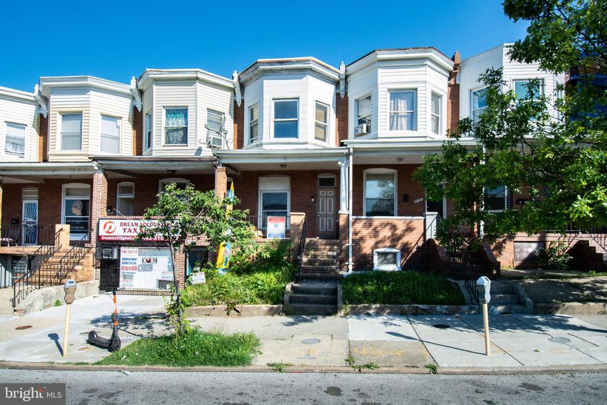 SO MUCH POTENTIAL!!!     Update and  keep as  a  two unit or  convert to a single family!    Located in  Belair- Edison.      Detached garage    BEING SOLD  "AS IS"   BRING YOUR OFFERS! Possible Package  with  3410 Belair Rd