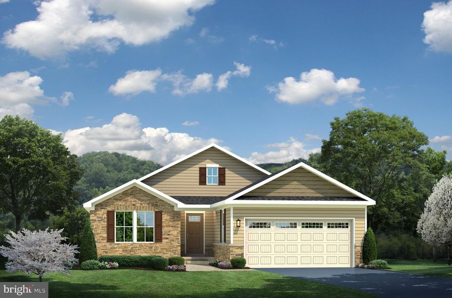 Dominica built to customer's specifications - entered for comp purposes.  Features include over 1,700 sq., ft., 3 beds & 2 baths, granite counter tops, luxury vinyl plank flooring, stainless steel appliances, full unfinished basement w/ 3 piece rough-in and partial stone front.  Images shown are representative only.