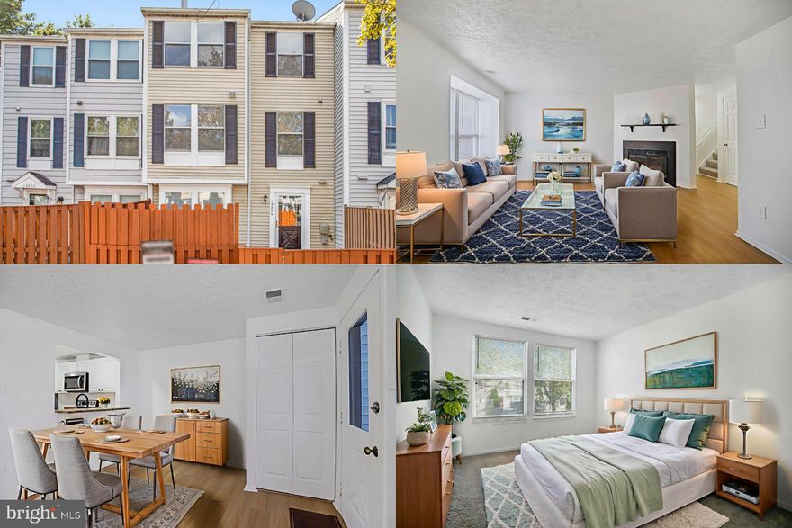 Welcome to a home that truly feels brand new. This fully renovated 3-bedroom, 2.5-bathroom townhouse has been thoughtfully updated from top to bottom with today’s modern style. The main level features all-new LVP flooring and a warm, inviting living room centered around a wood-burning fireplace, perfect for cozy evenings in. The kitchen shines with brand-new appliances and sleek finishes. Upstairs, you’ll find two bright bedrooms, a refreshed full bath, and a large laundry room for everyday ease. The entire third level is a private haven! An oversized primary suite with a walk-in closet and a modern spa-like bathroom. From the plush new carpet upstairs to the stylish finishes throughout, every detail has been designed to feel both fresh and welcoming. Out front, the charming fenced yard offers a perfect spot for potted plants, a café table, or patio furniture giving you a warm welcome every time you arrive. From morning coffee on the front patio to quiet evenings by the fire, this home is ready to fit seamlessly into your everyday life.