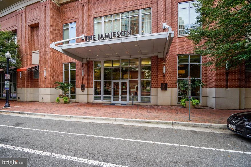 Delightful one bedroom with garage parking located between the King Street and Eisenhower Metro stations.  Lovely wood floors, large sliding windows allow for great light and city views. Granite/stainless kitchen with breakfast bar opens to living room, freshly painted and ready for new tenant.  Dressing area/computer nook next to bedroom.  Good closet space plus additional storage on the same floor as the unit.  Convenient to Whole Foods, restaurants, theaters.   Elevator use fee is refundable if no damage, move in fee is not refundable.  Tenant pays water/sewer/electric.   (Photos are from previous tenant, it is now vacant and ready.)