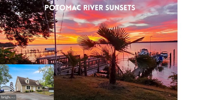 Looking for amazing sunsets & a place to relax? This could be you. Nature abound, beautiful river front, boat docks along with 2 boat lifts, jet ski lift.  (20,000 lb & 10,000 lb). The home features 4 bedrooms 3 baths, 3 finished levels all w/ LVP. Spotless and MOVE in ready. Open kitchen w/ amazing river views, spacious main level bedrooms and larger 2nd level bedrooms w/ the same gorgeous view. You love the lighthouse out back!
Located just 42 Miles from our Nations Capital, 33 Miles South of National Harbor and 15 Minutes to NSWC in Indian Head . Reach out for more info.