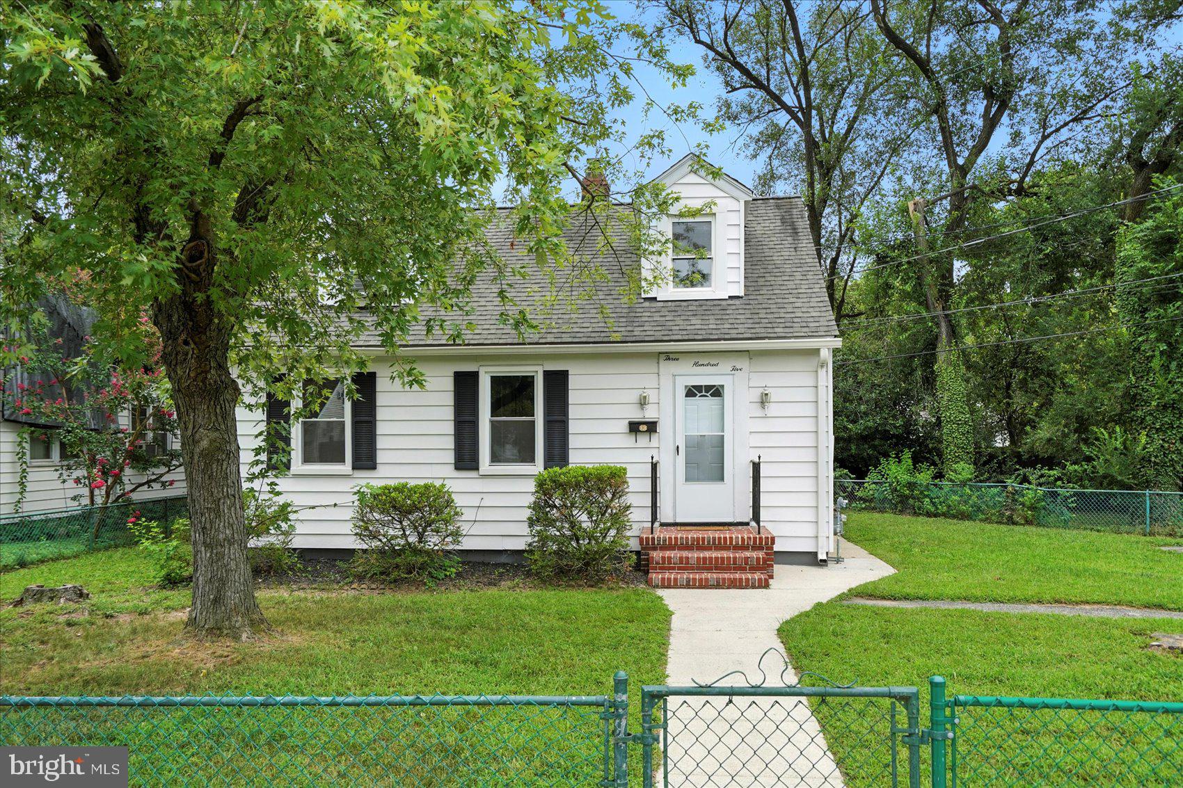 Beautifully renovation on an original owner home! This gem sits in Old Glen Burnie on a quiet fenced yard with architectural shingle roof, vinyl siding, newer windows and the inside is totally renovated! New flooring throughout with luxury vinyl plank and carpet upstairs and in the den/laundry room. New ceiling fans in the bedrooms and kitchen. A fully renovated bathroom and wait until you see the kitchen with new cabinets, counter, built-in corner cabinet, stainless steel appliances and luxury vinyl plank flooring. There is a den/laundry room off the kitchen that opens to deck with room for a table and chairs to enjoy your back yard. There are two bedrooms on the main and one bedroom upstairs along with a den. This is ready to move into and shows beautifully.