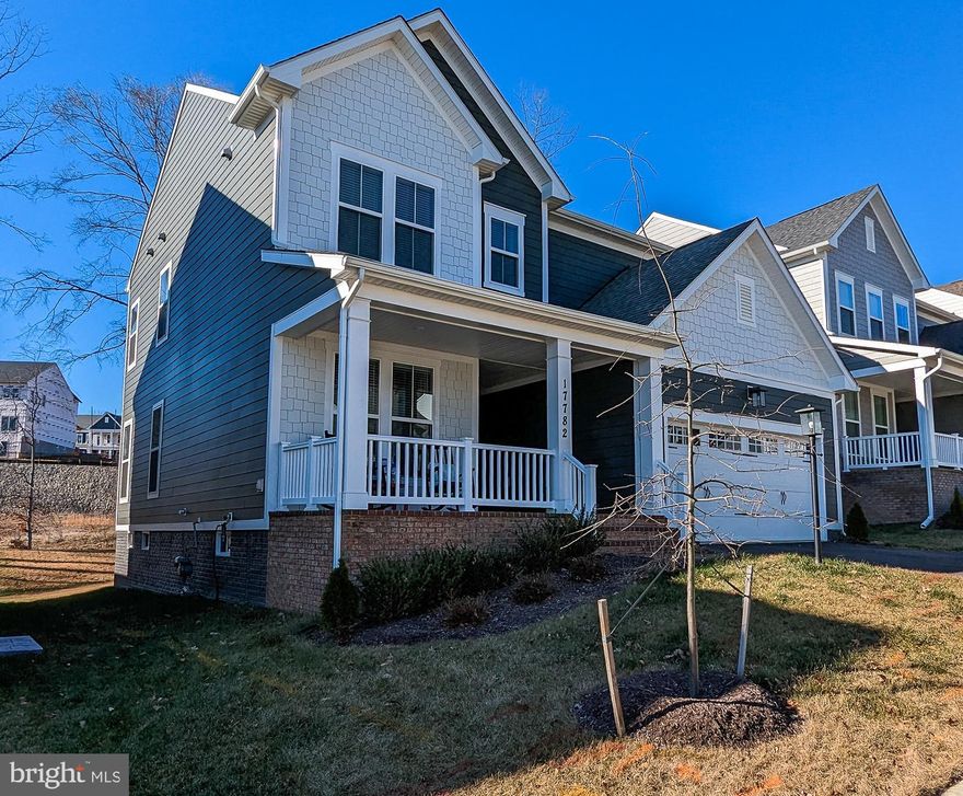 Welcome to Potomac Shores and 17782 White Campion Way! Partially furnished and ready to move in. This is a beautiful, spacious, recent new build (2022) home. Upon entrance of the home and to the left of the foyer you’ll find the formal living room space that's perfect for receiving guests!  Across the hall from the formal living room is a main level (half) bathroom.  As you continue, you enter the open concept family room (with an electric fireplace plus built in speakers) and dining room  as well as kitchen, which makes it great for entertaining!  WOW to this beautiful kitchen with upgraded countertops, white cabinetry, top of the line stainless steel appliances, a 5 burner gas range, a gleaming island, and a central vacuum system.  Off of the dining room is the trex deck with a grill available for use!  Also on the main level you will find a mud room space and nook for storage. 
The upper level features a secondary bedroom with a full en suite bathroom.  There are also two additional secondary bedrooms and a full hallway bathroom. Additionally, on the upper level you will find the expansive primary bedroom with with two walk-in closets, and a full ensuite bathroom that will start your day off on a good foot! The primary en suite bathroom features a walk in shower with double shower heads, lots of natural lightening, and two linen closets! Also on the upper level there is laundry.  
The lower level features a HUGE recreation room to meet all of the occupant’s recreation needs as well as an additional space that could be used as an office or for fitness and a full bathroom.   There is also a wet/dry bar with a wine cooler!  This home is amazing and is waiting for you! At the owner’s expense tenants will receive complimentary high speed internet and partial furnishing!  Nearby places in the Potomac Shores community include a Fitness Barn, Golf Club, and Grill. Home will be managed by NOVA Property Management. 
Property is available 09/18/2023.