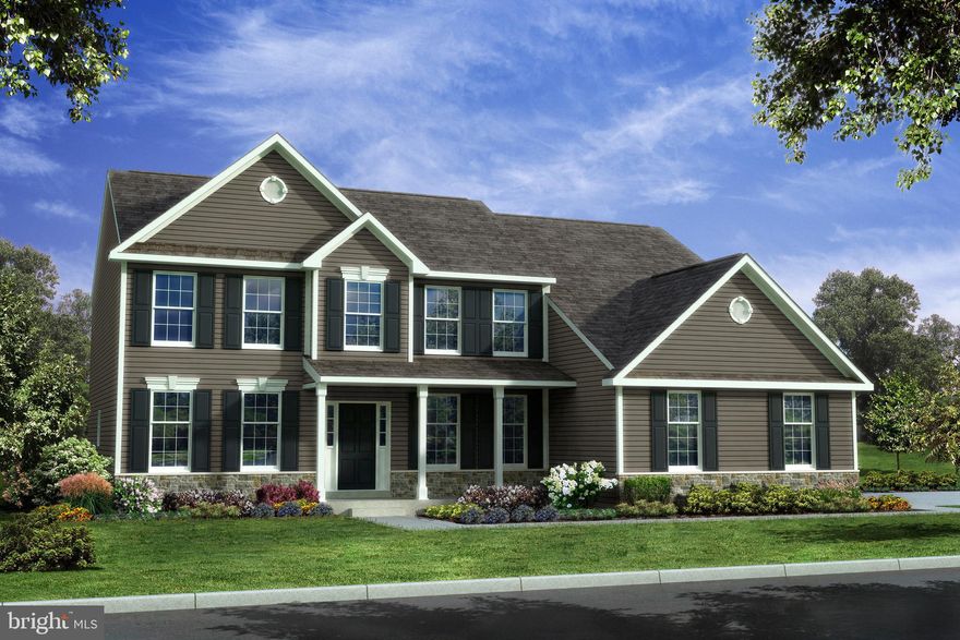 Greenspring TO BE BUILT. Introducing the stunning Greenspring floorplan in the desirable Green Hill Farm Estates of Smyrna, DE. This elegant home features 4 spacious bedrooms and 2.5 baths, offering 2,821 sq. ft. of beautifully finished living space. The open-concept layout includes a large eat-in kitchen with granite countertops and stainless steel appliances, flowing seamlessly into the 2-story family room and formal living and dining rooms—ideal for entertaining. The main floor study can easily be converted into a fifth bedroom, providing flexible living options. The luxurious owner’s suite boasts a walk-in closet and spacious en-suite bath. Additional features include a full, unfinished basement, natural gas heat, central A/C, main floor laundry, and a 2-car garage. Experience luxury and functionality in this customizable floor plan—make the Greenspring your dream home today!