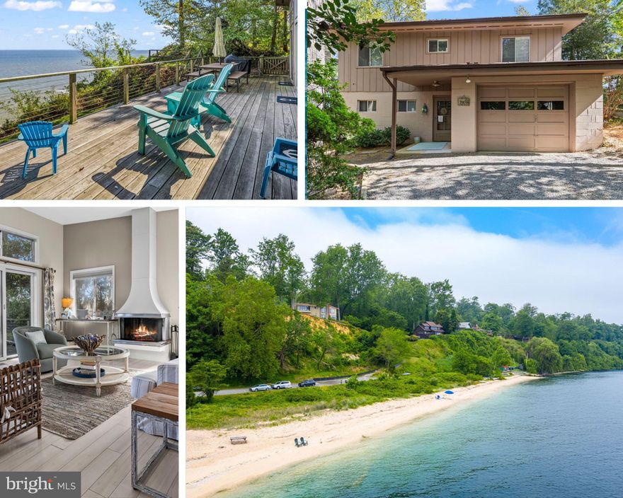 1928 Elm Rd in Port Republic, Maryland is a perfectly updated, turnkey waterfront getaway located in the highly desirable Scientists’ Cliffs community. This home is being sold fully furnished and move-in ready, making it ideal for a weekend retreat or low-maintenance second home. The interior has been thoughtfully modernized while keeping the warm, coastal charm that makes bay living so inviting. Just steps from the property, you have immediate access to wide sandy beaches, which is rare in Calvert County. Spend your days relaxing by the water, launching a kayak, or exploring the outdoors. Scientists’ Cliffs is known for its natural beauty, rich history, and strong sense of community. Residents enjoy direct access to all 26 miles of ACLT (American Chestnut Land Trust) hiking trails, allowing you to immerse yourself in preserved forest and stunning views without ever leaving the neighborhood. 
This property combines turnkey convenience, waterfront living, beach access, extensive amenities, and a vibrant community setting that is hard to find anywhere else. 1928 Elm Rd delivers the perfect blend of relaxation, recreation, and natural beauty in one of Southern Maryland’s most unique and treasured neighborhoods.
The community offers an incredible range of amenities including a swimming pool, toddler splash pool, tennis and pickleball courts, basketball court, sports field, playground, and beach with a boat ramp. There is a Community House with free summer camp programming, planned social and holiday events throughout the year, and the historic Chestnut Cabin event space. Practical conveniences are also included such as garbage and recycling pickup twice a week, monthly green trash pickup for yard debris, snow removal and road maintenance, community water supply with no separate water bill, and dedicated boat and RV storage. Community gardens and beautiful walking trails add to the peaceful lifestyle.