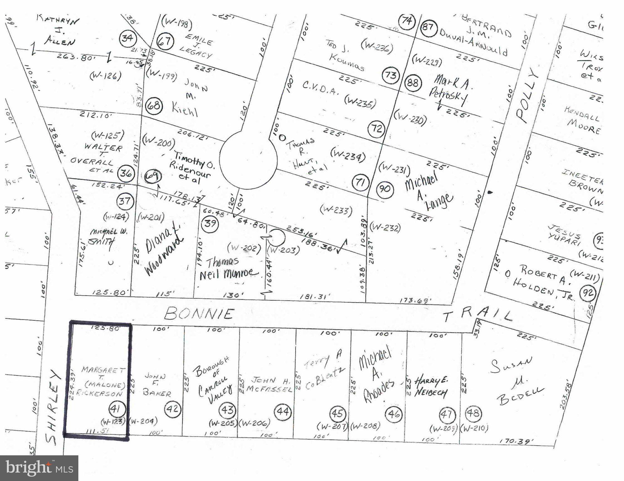 CARROLL VALLEY - Land