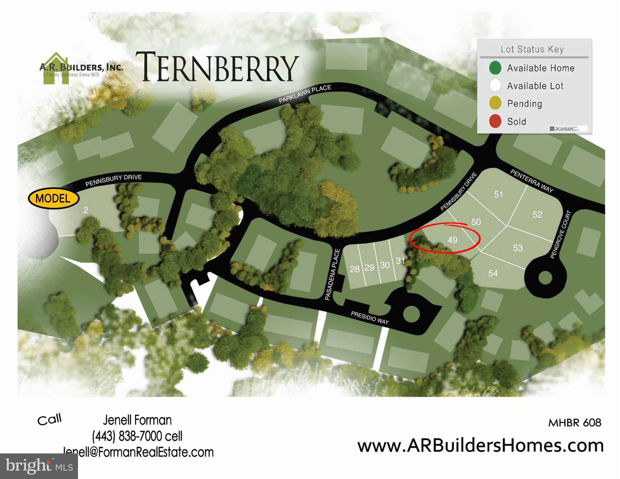 16201 PENNSBURY DRIVE LOT 49