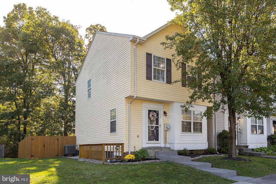This updated end unit backs to tress and  is located near Sherando Park where you can enjoy 330+ acres of park area with hiking, walking & multi-use trails, a mountain bike park, a disc golf course, a 4.5-acre lake, a -meter pool, and a High School. 3 Bed 2 full and 2 half baths Bath end unit townhouse with a fenced backyard. Spacious side yard. Patio & attached storage unit. Finished basement with a half bath with walk-out stairs.