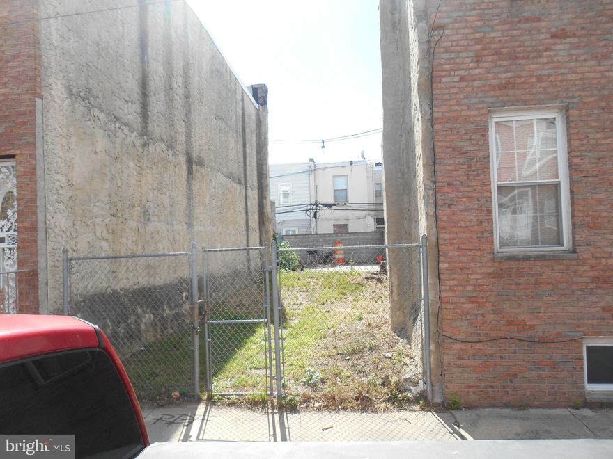 Great opportunity for residential new construction on this 944 square feet parcel of land which is 16 feet wide by 59 feet deep. This parcel is situated on an attractive street with ample street parking and is only a few steps away from recently refurbished Lanier Park. Grays Ferry is a vibrant and evolving neighborhood that offers the best of both worlds. It's a community-oriented area with a rich history and a promising future. Conveniently located close to Center City, University City, and major highways, making commuting a breeze. Enjoy the totally renovated Lanier park which is only steps away in addition to the Schuylkill River Trail, perfect spots for outdoor activities like jogging, biking, and leisurely walks. The neighborhood is seeing a resurgence with new businesses, cafes, and restaurants opening up, adding to the already existing charm.