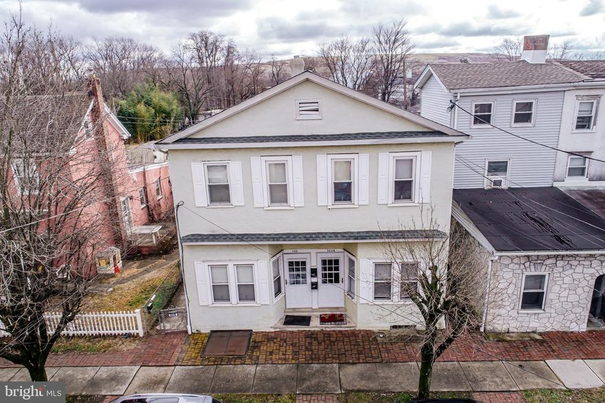 Great Investment opportunity, well maintained quadruplex+, Award winning Pennsbury Schools,  LOW Taxes, separate entrances, some updates, well maintained, Pride of ownership same family since 1954!
(1) 3 Bed unit with central air, washer dryer.
(3) 1-bedroom units with newer window or wall units, off site laundry. 
(1) 2 car garage.
Each unit offers a living room,  large eat in kitchen, good size bedrooms,  hall bath. 
Tenants pay gas heat, electric, cable 
Landlord pays for water and sewer annual yard maintenance , and insurance.
Newer sewer line in the basement, recent scope was good as well, chimney recently inspected and cleaned, 6 new windows recently installed.
**Property is being sold AS-IS Buyer responsible for U/O and satisfyingly any LBCJMA requirements**.
Buyer responsible to confirm all zoning and requirements. 
All units are occupied and paying rent. 
**Showings will take place Sat 2/3 ONLY & Strictly by appointments only with Pre Approval or Proof of Funds sent in advance.  Contact Listing Agent for scheduling ** Listing Agent or Landlord will be present, Buyers must be accompanied by licensed  agents for all showings, 
**PRE-APPROVAL or PROOF OF FUNDS  REQUIRED prior to scheduling.
 PLEASE do not disturb the tenants.
***Multiple Interests- All offers Due by Mon 2/5/24 at 5pm. Please allow " Time of Essence for Tues 2/6".