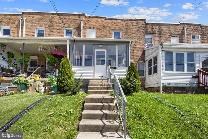 Welcome to this RIGHT PRICED, picture perfect starter home OR investment property  offering solid construction throughout. 
Tenant occupied, but can be delivered vacant on or before JAN 15, 2026.   NOTHING TO DO HERE, BUT MOVE RIGHT IN ! This home features an enclosed front porch/sun room, a large bright living room, a formal dining room, a spacious, fully remodeled, eat-in kitchen with granite counter tops and all stainless steel appliances: Refrigerator, stove, microwave and dishwasher, off-street/driveway parking for 2 cars, spacious back patio, finished basement with 1/2 bath, separate laundry area with hook-ups and utility sink, walk out to rear driveway (you also have walk-in access from exterior stairs that enter into kitchen from rear patio).   The 2nd floor level has 3 bedrooms and a nicely remodeled bathroom with marble tile, bath tub/shower combo.   The house interior is great, but can you say LOCATION, LOCATION, LOCATION?   This right priced, picture perfect starter home is surrounded by four fantastic neighborhoods: Aldan, Glenolden, Sharon Hill and Yeadon offering walkable, suburban living, close to all the things you do and need!  TRANSPORTATION: 5-minute walk or a 1-minute drive to Bartram Avenue station where SEPTA Route 102 trolley runs from Sharon Hill to 69th Street Station.   SHOPPING: Close to Aldis, Shoprite and Acme.  GREEN SPACE:  This home is surrounded by  so many parks and playgrounds including Westmont Park, Oakeola Park and Playground and of course Beautiful Collingdale Community Park & Playground featuring a football field, two baseball/softball fields and a well lit walking/running track.  HOSPITALS: Mercy Fitzgerald Hospital RESTAURANTS:  Femi's Signature Pizza, Calzones, and Stromboli right at the corner!   We want to help you buy!   Did you know there is are over $20,000 in grants available for Delaware County buyers?  Agents?   Have a buyer and need help structuring a deal that works?   We will help you too!   Just call us and tell us what your buyer needs - we love selling homes and putting deals together!