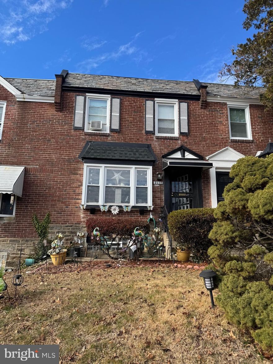 Opportunity awaits in West Oak Lane! Situated in an upcoming, improving section of the neighborhood, this home features good bones and a functional layout, ready for modern updates. The property is currently tenant-occupied with a lease expiring May 2026, making it a strong option for investors seeking immediate income and future upside or a first time homebuyer looking to put their own touches!  A value-add opportunity in a location with growing appeal.