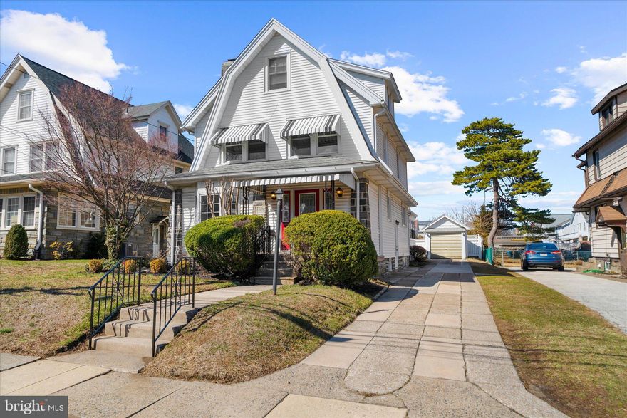 Some homes are special, for many reasons. This is one of those homes. Love lives here!
Enter into the enclosed front porch with a large coat closet.  From there, step into the spacious Living Room with a gas fireplace featuring a beautiful stone surround. The formal Dining Room is open to the Kitchen providing lots of prep space as well as seating. The Kitchen has custom wood cabinets providing tons of storage space, gas cooking, and lots of windows to keep it bright! There is also a door to the basement and outside to the driveway and garage.  Beyond the Dining Room is a beautiful Family Room with vaulted ceiling, a powder room, & a storage closet. (This space could be converted to a Full Bath!) Off the Family Room is a fabulous Sunroom overlooking the Back yard. The second floor offers the Primary Bedroom, two additional Bedrooms, and a beautifully updated Hall Bath. The third floor has two large rooms that could each be bedrooms (walk through one to get to the other), which could serve as a great bedroom suite, home office, work-out room, or whatever you need. The lower level is partially finished, has tons of storage space, an additional Powder Room, the Laundry room, and plenty of space to play! Outside, there is a long driveway for plenty of parking, a garage, and a lovely back yard. The location can't be beat, as you're within an easy walk to area shops, restaurants, parks, & schools! Make your appointment today!