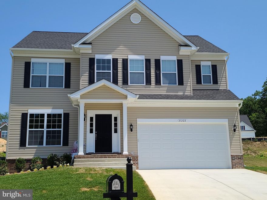 Sold & Settled  St Mary's #3 home at the Elizabeth Hills neighborhood by Marrick Homes. This home features 4 bedrooms, 2 baths on the upper level, along with laundry room; ceiling fan prewires in all bedrooms. 1st floor will feature a foyer, dining room, kitchen, breakfast nook and family room and 12'x12' composite deck w. stairs at the rear of the kitchen Basement will also be fully finished with a den (5th bedroom), full bath, rec room and exercise room.  Cosmetic upgrades to include: Granite countertops, brushed nickel lighting and door hardware, vinyl plank flooring in the foyer/kitchen/dining room, and a gas fireplace in the family room on the 1st floor. Upgraded ceramic wall and floor tile in the owners bath, plus upgraded carpet and padding throughout.