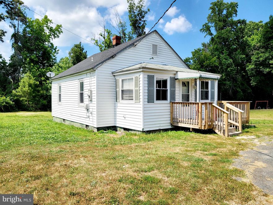 Cozy 2 Bedroom, 1 Bath Home on +/- 1 Acre - Ideal Starter or Investment Opportunity! This 624 sq. ft. charming home, built in 1951, is situated on a spacious one-acre lot. Special features include a paved driveway, front porch, new flooring throughout, new baseboard heaters, new roof within last year, and a cozy interior that makes it easy to feel right at home. With a little TLC and your own personal touches, you can make this home your very own. Home is being sold as-is, where is. All inspections are for informational purposes only.