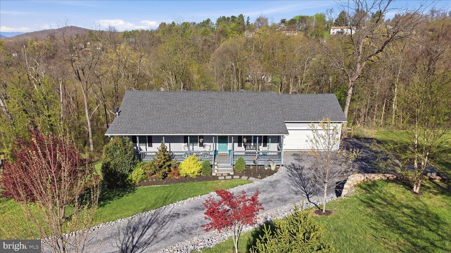 Beautifully maintained and thoughtfully upgraded home in a peaceful Linden setting with easy access to I-66 via all paved roads. The main level features an updated kitchen with granite countertops, stainless steel appliances, tile backsplash, and ample cabinetry, opening to a spacious dining area and living room with a stunning stone fireplace.

Enjoy exceptional outdoor living with a covered Trex deck featuring a knotty pine ceiling and outdoor stone fireplace, a screened-in porch on the lower level, and a welcoming covered front porch, perfect for relaxing and taking in beautiful sunsets and seasonal mountain views.

The finished walkout basement offers valuable additional living space including a 4th bedroom, half bath, laundry room, storage area, and multiple walk-in closets, with access to the fully fenced backyard. Additional improvements include updated flooring, professional landscaping, expanded parking area with 30-amp RV plug, added insulation, and more. A wonderful combination of comfort, updates, and commuter convenience.