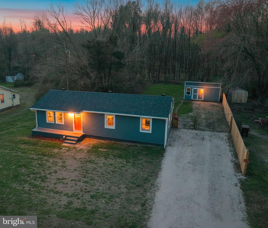 Come make this updated and move in ready rancher your new home. Considerable improvements have been made over the last two years to include the following. This home has a new deep well, new septic system, new tankless propane water heater, new washer/dryer. new range and refrigerator, new roof, new siding, new hvac, renovated bathroom, new flooring, fresh paint, new privacy and chain link fencing in the backyard, new storage/garden shed.