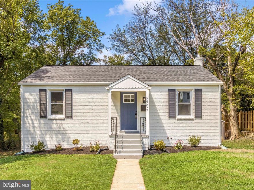 Discover a stunningly renovated two-level rambler that seamlessly blends modern elegance with thoughtful design. The open floor plan invites you into a world of beauty, with a brand new kitchen featuring granite counters and stainless steel appliances. Immerse yourself in the luxury of a custom remodeled bathroom adorned with Italian ceramic tiles, a testament to the meticulous craftsmanship throughout. Rest and relaxation await in generously sized bedrooms adorned with new fixtures and re-finished hardwood floors, exuding timeless charm. 
Venture downstairs to the thoughtfully finished basement, offering two additional rooms, a spacious rec.-room, and a new bespoke bathroom. Recessed lighting casts a warm ambiance, while ample storage spaces cater to practical needs. The home boasts new roofing, windows, AC unit, doors, and flooring, harmonizing to provide a comfortable haven.
Nestled in the sought-after Hollywood on the Hill community, this residence offers the best of both worlds – proximity to the prestigious University of Maryland and easy access to the I-495/I-95 corridor, all while retaining a tranquil ambiance. Enjoy convenient connections with nearby public transportation options including the Greenbelt Metro and MARC Train. Embrace nature with local parks, indulge in shopping at nearby centers, and relish dining experiences at surrounding restaurants. To fully appreciate this exceptional offering, an in-person visit is a must, inviting you to be captivated by the splendor that awaits.